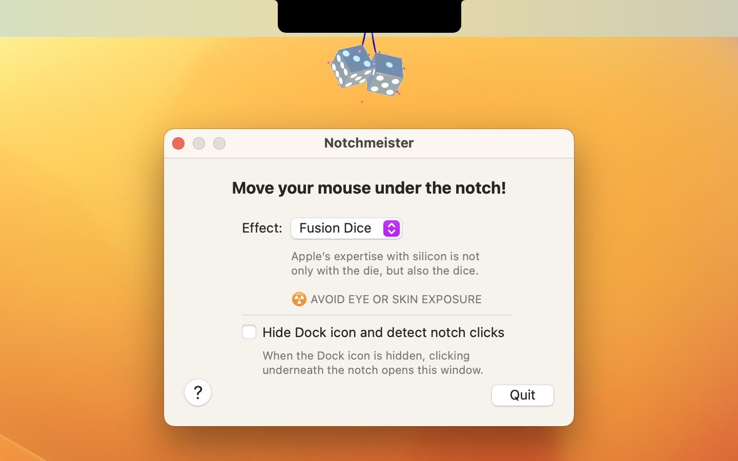 We’re proud to announce that version 1.0.4 of Notchmeister is now available to download. And with it comes a revolutionary new feature called Fu
